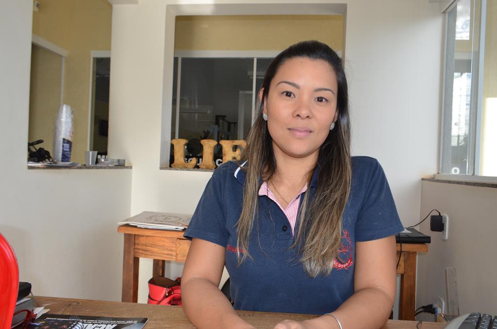 Fernanda Nakamura, s&oacute;cia propriet&aacute;ria da Academia Life - Foto: Glaucia Piovesan/Jornal da Nova